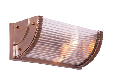 NIZZA II - Brass wall light by Patinas Lighting - view 2